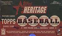 2001 Topps Heritage Baseball Hobby box  