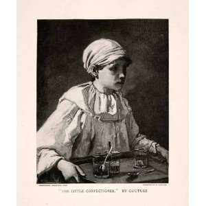  1896 Wood Engraving (Photoxylograph) Thomas Couture Little 