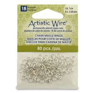  Artistic Wire 18 Gauge Non Tarnish Silver Chain Maille 