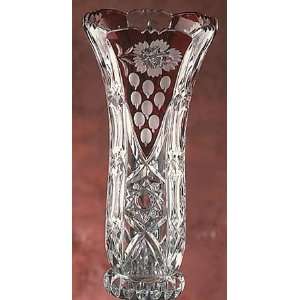  German Asti Ruby Lead Crystal 10 Vase 