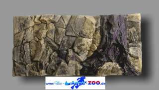 Aquarium Rückwand 80x40 cm as 3D Felsen Wurzel  