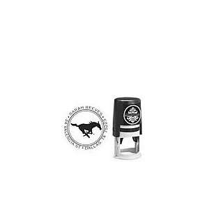  SMU Mustangs Round Stamp Moving Corporate