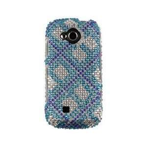  Case Blue Plaid For Samsung Reality U820 Cell Phones & Accessories