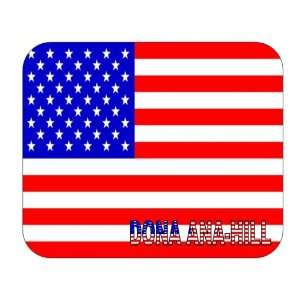    US Flag   Dona Ana Hill, New Mexico (NM) Mouse Pad 