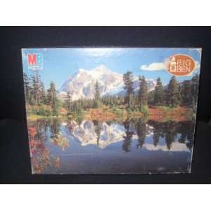  Vintage 1986 MB Big Ben   1000 Piece Jigsaw Puzzle   Mount 
