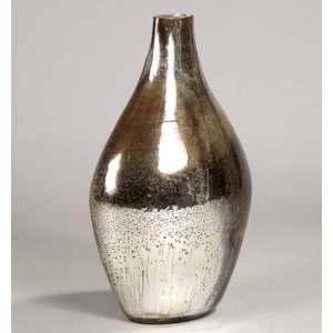    PC9792   Hand Blown Antique Silver Glass Vase: Kitchen & Dining