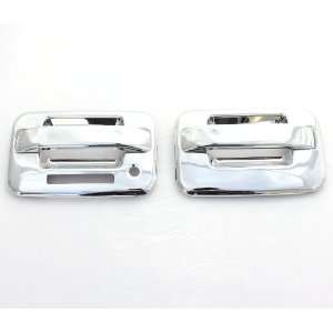 04 11 Ford F 150 (2 Doors) Chrome Door Handle Covers with keypad & w/o 