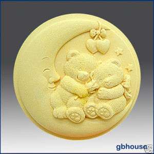 Silicone Soap Mold – Nighty Night Teddy Bears  