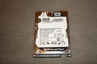   Digital 500GB 7200RPM Hard Drive Laptop Internal 2.5 WD BLACK  