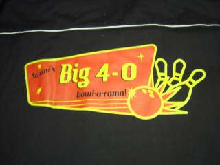 Black w Yellow Front Trim bowling Shirt 4 0 Bowl a Rama  