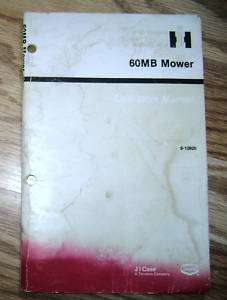Case IH 60MB Mower Lawn Tractor Operators Owners Manual  