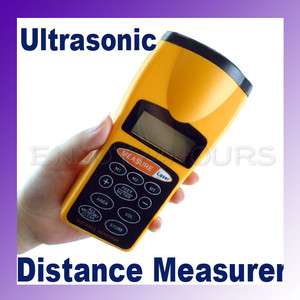 LCD ultrasonic Laser Pointer+Distance Meter Measurer  