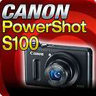 Canon PowerShot S100 12.1MP Digital Camera (Black) NEW 5244B001