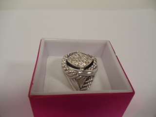 1100 DAVID YURMAN 11MM PAVE DIAMOND RING INFINITY 61/2  