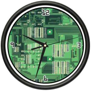 COMPUTER CIRCUIT BOARD Wall Clock geek nerd gift  