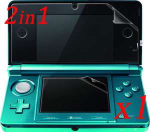 1x Screen Protector Nintendo 3DS N3DS LCD 3D Screen USA  