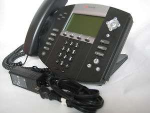 Polycom Soundpoint IP 550 IP VoIP Phone w/ Power Supply  