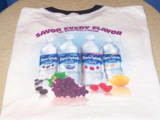 AQUAFINA Flavor Splash Bottled WATER Promo Shirt XL New  