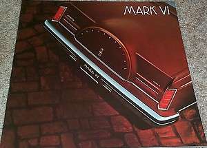 1982 Lincoln Mark VI Large Deluxe NOS Sales Brochure  