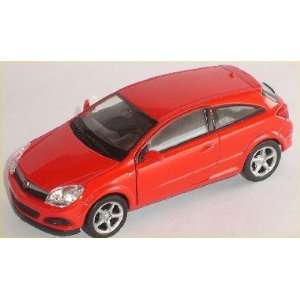 OPEL ASTRA GTC 2007 COUPE ROT RED CA 1/43 WELLY MODELLAUTO MODELL AUTO 