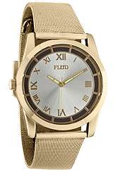 Flud Watches The Moment Watch in Gold & Pearl