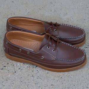Brand new mens brown boat shoe by Zig Zag  