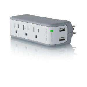 Belkin 3 Outlet Mini Surge Protector BZ103051 TVL DP at The Home Depot