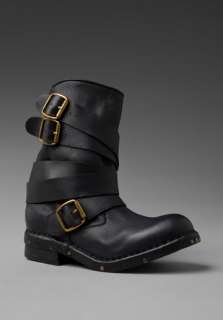 JEFFREY CAMPBELL Britt 2 Buckle Boot in Black at Revolve Clothing 