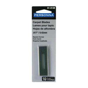 Personna Square Corner Slotted Carpet Blades (10 Pack) 61 0138 EACH at 