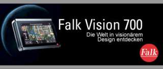 Falk Vision 700 Navigationssystem inkl. TMCpro (10,9 cm Display 