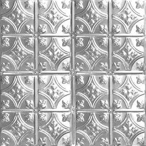 Shanko 209 Chrome Plated Steel 2 Ft. X 4 Ft. Nail Up Ceiling Tile 