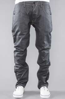 ORISUE The Oaks Tailored Fit Jeans in Raw Indigo Coated Wash 