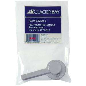 Glacier Bay Flapperless Flush Handle Chrome C2228 3 at The Home Depot