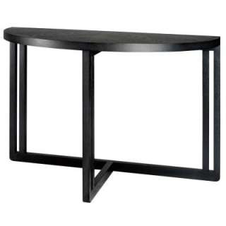   Cerused Black Lombard Console Table 0415000210 at The Home Depot