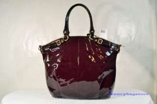 NWT Coach 18627 Madison Patent Leather Lindsey Satchel Shoulder Bag 