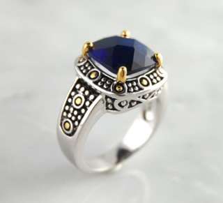   CZ Brass Ring Rhodium Finish Silver Gold Tone Designer Jewelry  