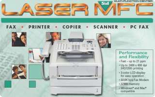 Brother MFC 8220 All in One Mono Laser Printer   2400 x 600 dpi, 21 