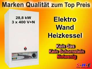 Wand Heizkessel Elektro 28,8 kW E Tech 28 Elektrisch  