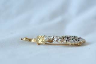 CINER Womens Crystal Stone PEACOCK Brooch Pin Jewelry GORGEOUS  