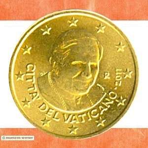 Kursmünzen Vatikan 50 Cent Euro Münze 2011 Papst Kursmünze 