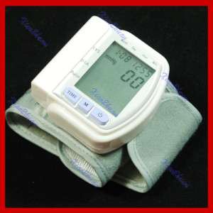 Digital Wrist Blood Pressure Monitor Heart Beat Meter  