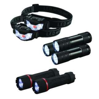 CE Tech LED Flashlight and Headlamp 7 Pack HD11OTB49C at The Home 