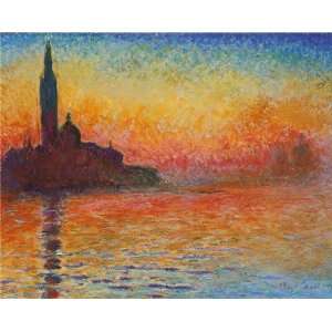 Claude Monet   Abendstimmung In Venedig Poster Kunstdruck (50 x 40cm 