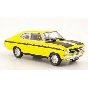 Opel Kadett B Coupe, gelb/schwarz (ohne Magazin), 1965, Modellauto 