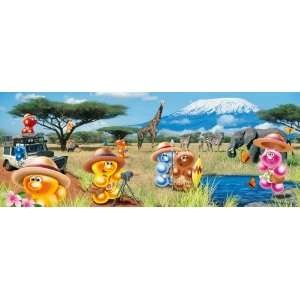   Gelini Auf Safari, 1000 Teile Panorama Puzzle  Spielzeug