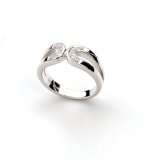  Hot Diamonds Ring 925 Sterling Silber mit echten Diamanten 