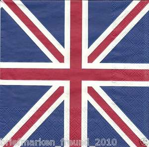 Servietten Napkins England Flagge Fahne #364  
