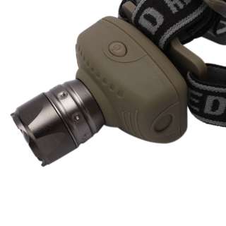 HOT 300L ZOOMABLE ZOOM 5W CREE LED HEADLAMP Flashlight  