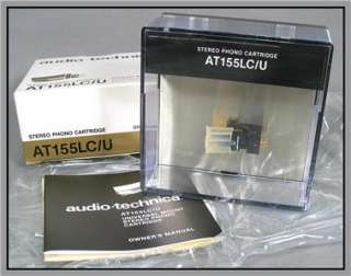 Audio Technica AT 155LC/U, Stereo Phono Turntable Cartridge. NOS In 