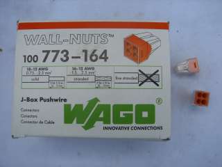 Wago 773 164 J Box Pushwire Connectors (400)  